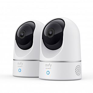 Домашняя камера eufy Indoor Cam 2K PTZ (Pan & Tilt & Zoom Комплект из двух камер)